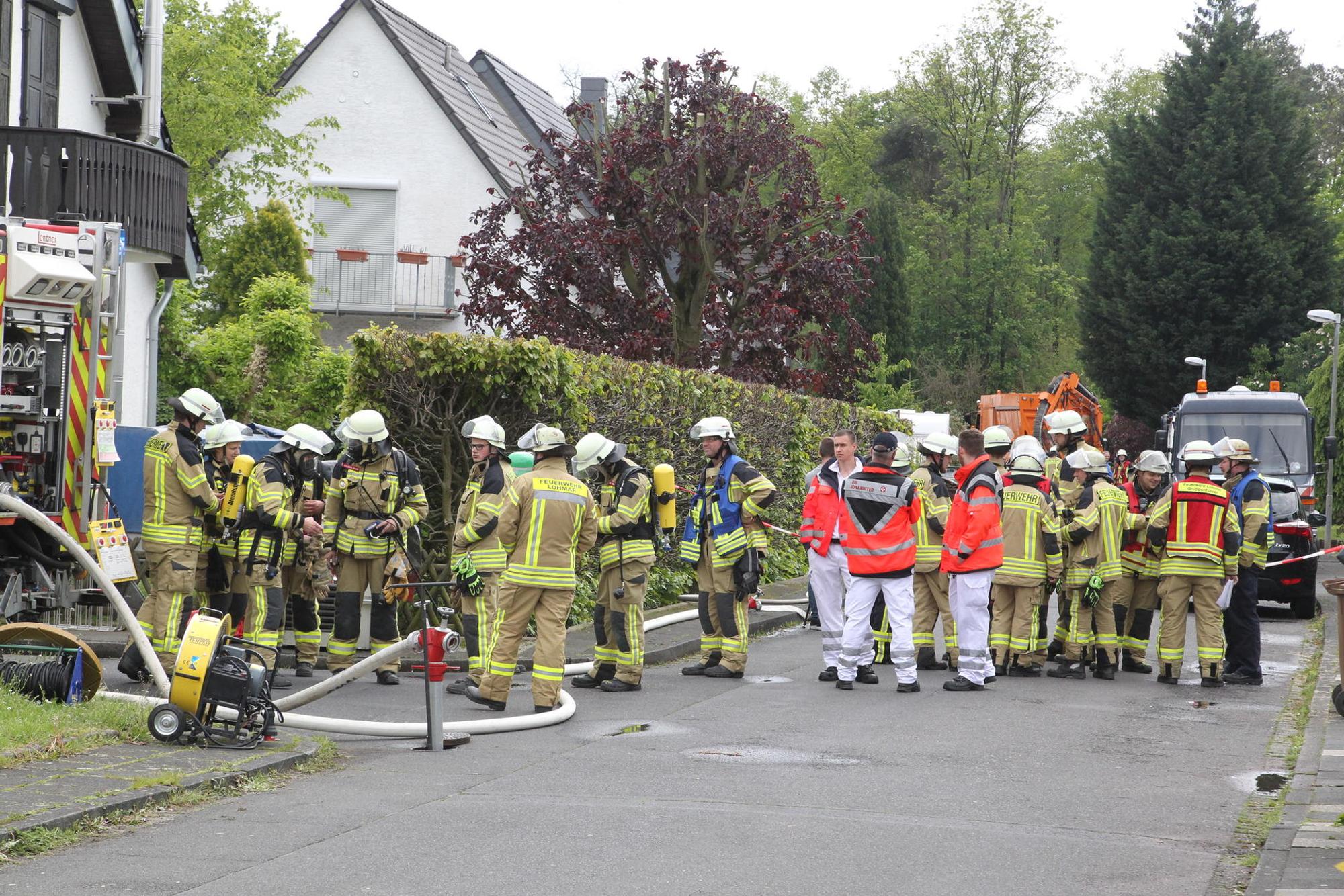 Feuerwehr Lohmar Einsatz Burgweiher_2