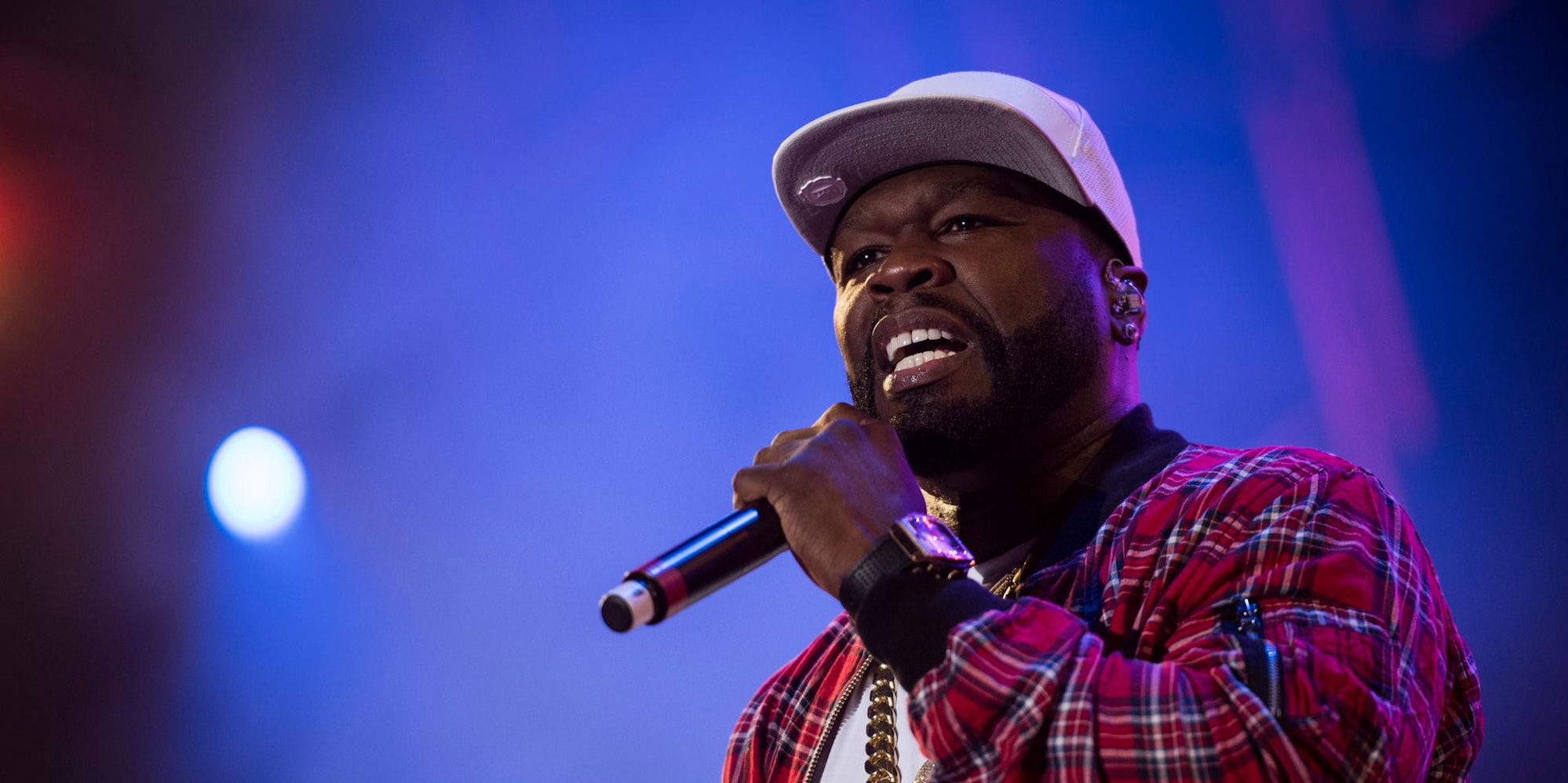 50 Cent auf der Bühne