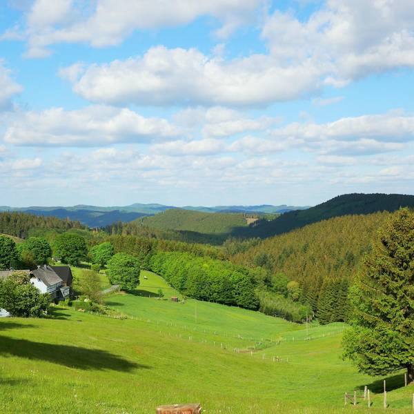 Ausblick von Großenbach auf das Rothaargebirge_