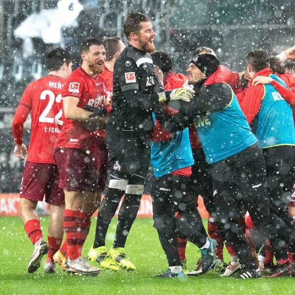 Derbysieg Jubel