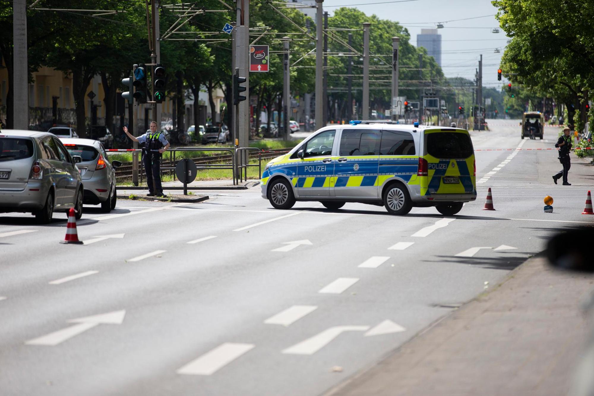 Bombe leere Aachener Straße