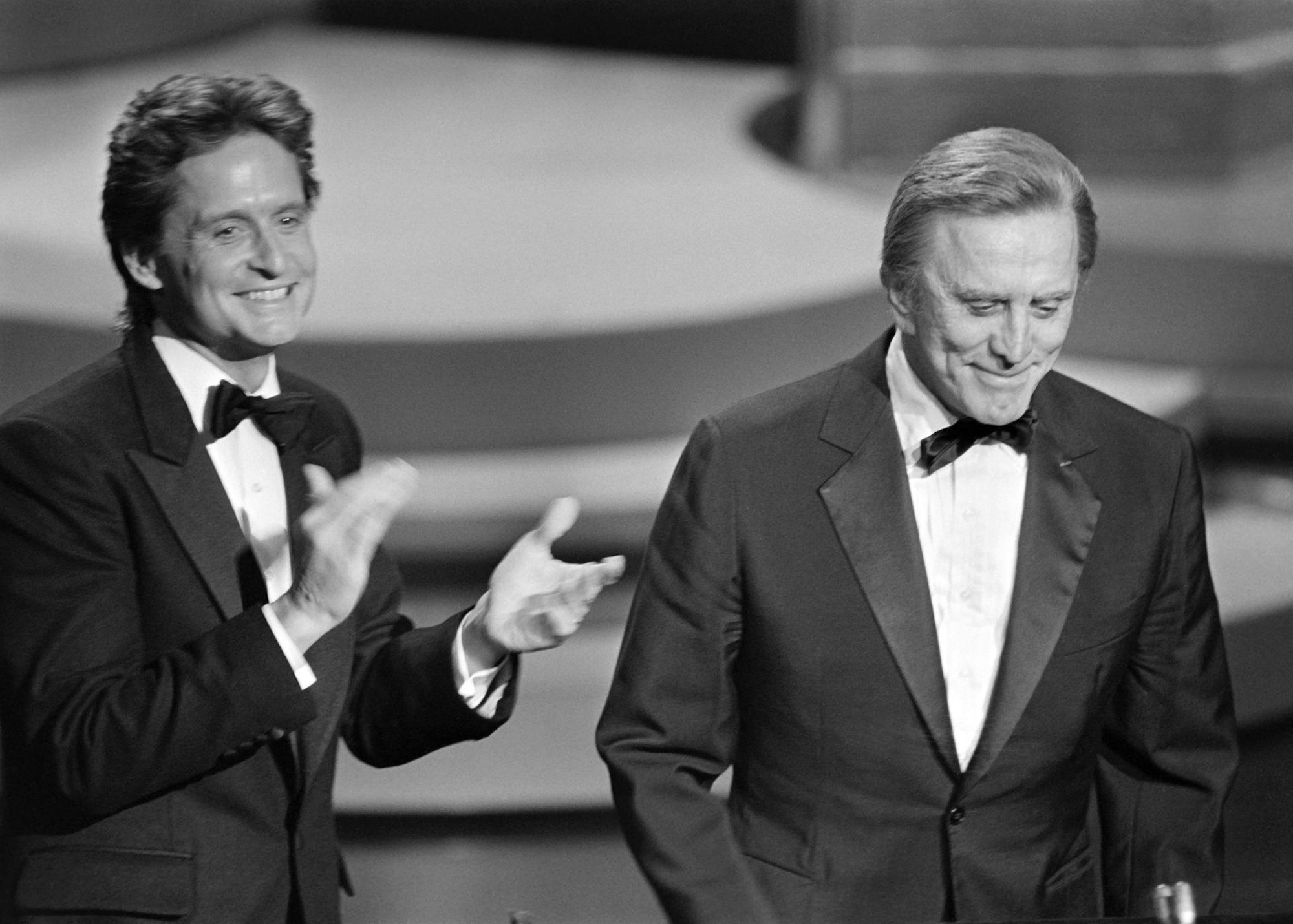 Kirk Douglas mit Sohn Michael