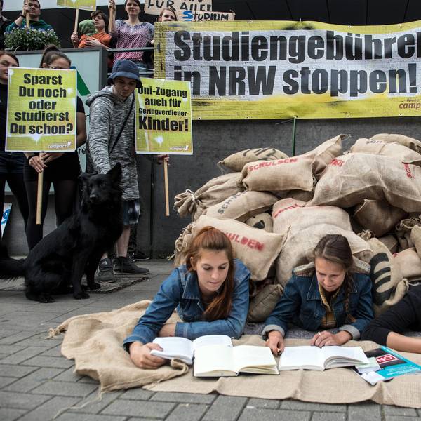 Proteste Studiengebühren NRW