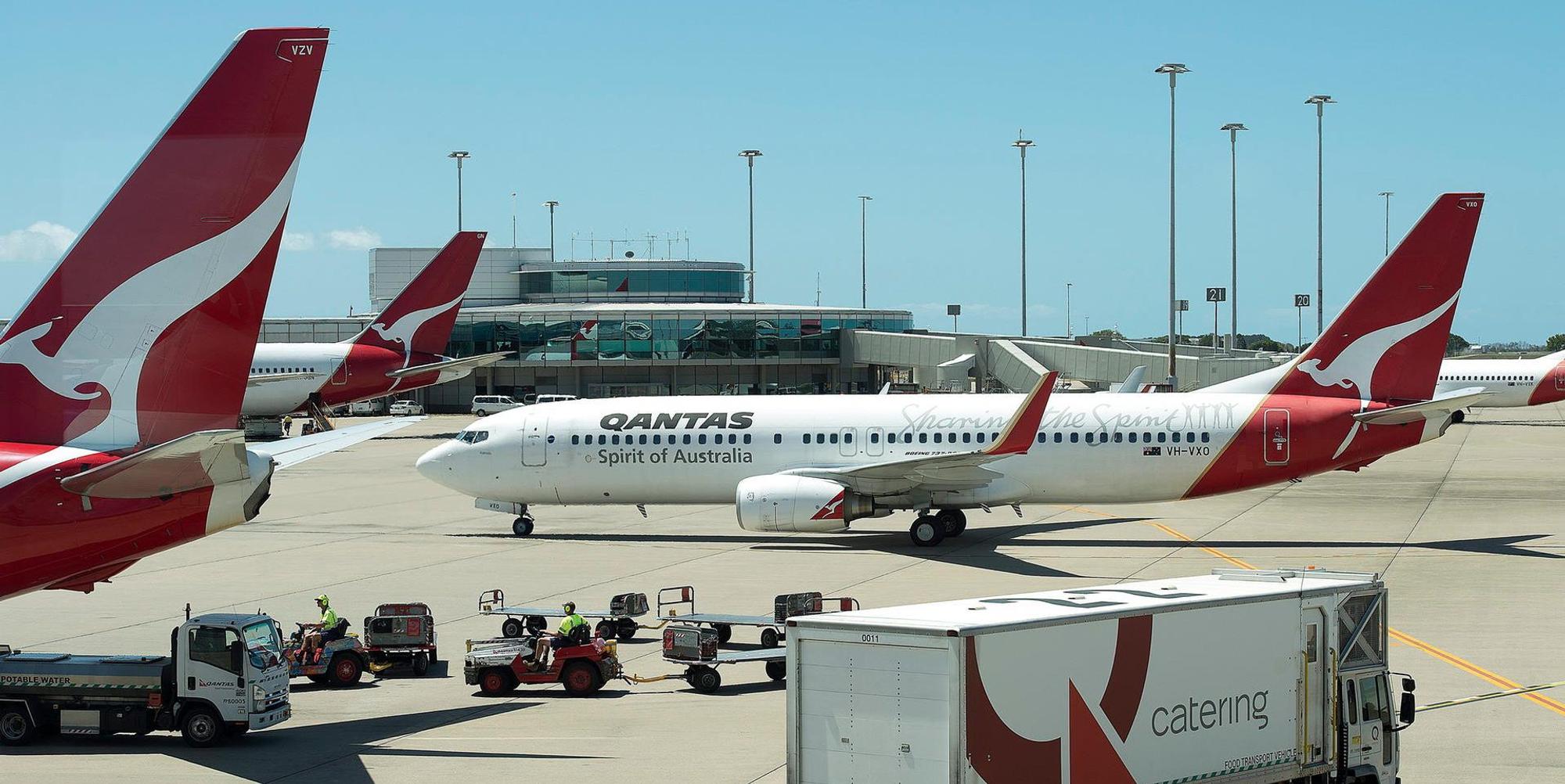 Qantas Rollfeld 090822