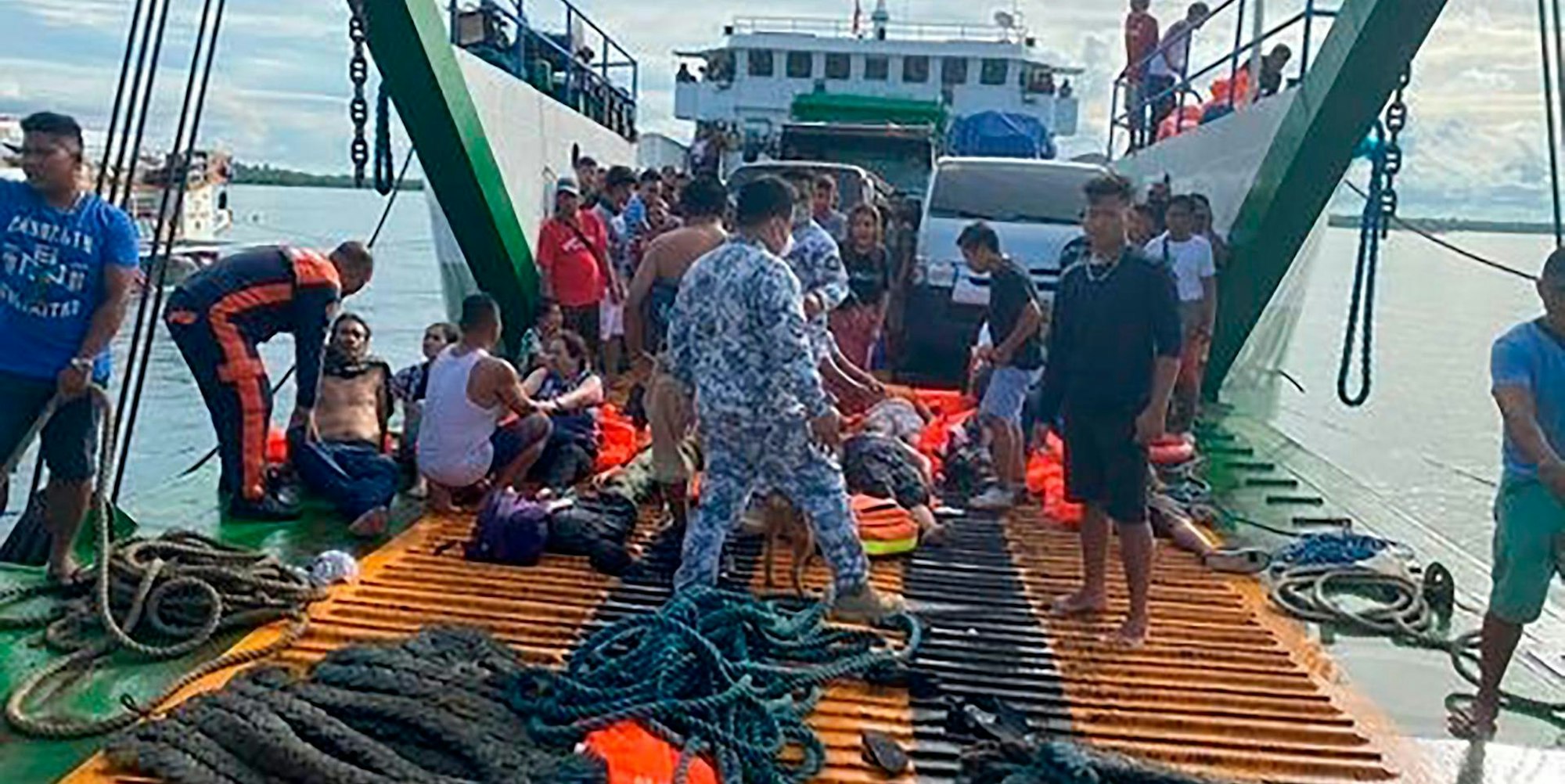 Brand Fähre Philippinen