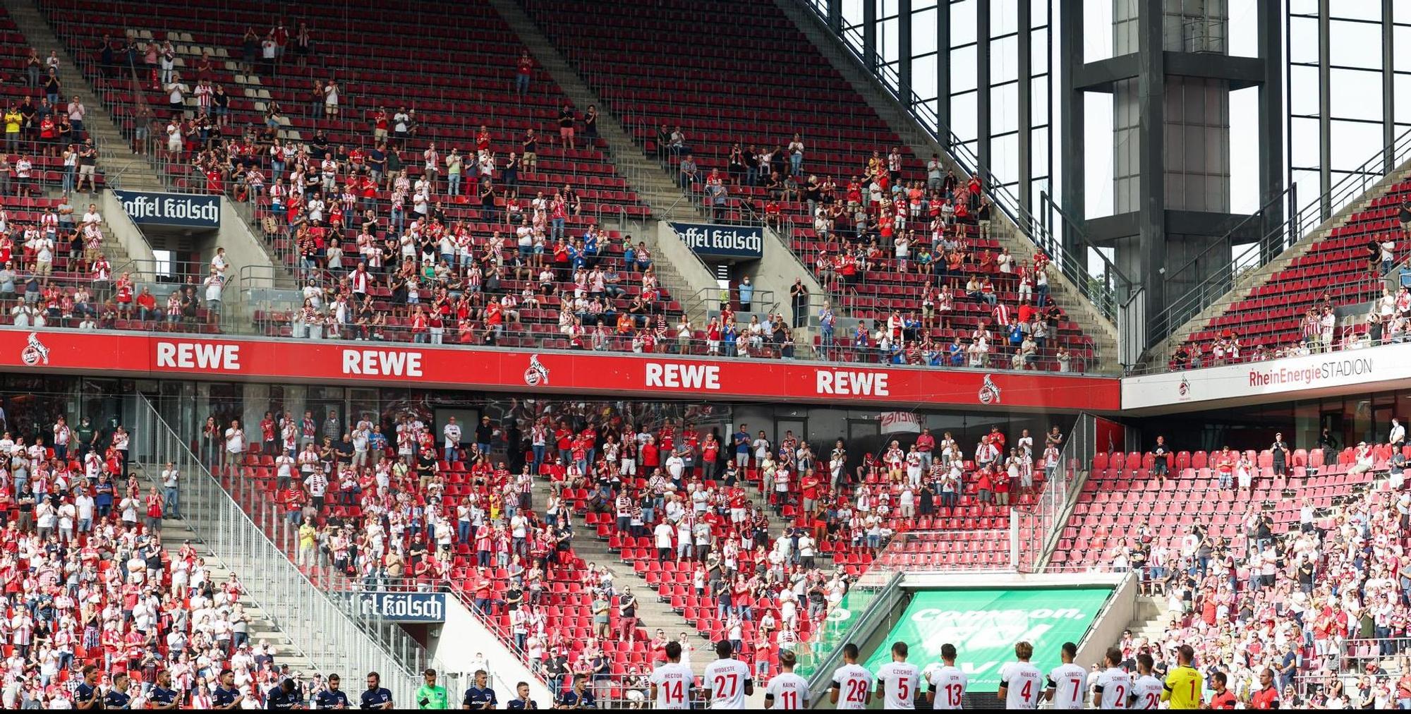 FC gegen Hertha Fans dpa
