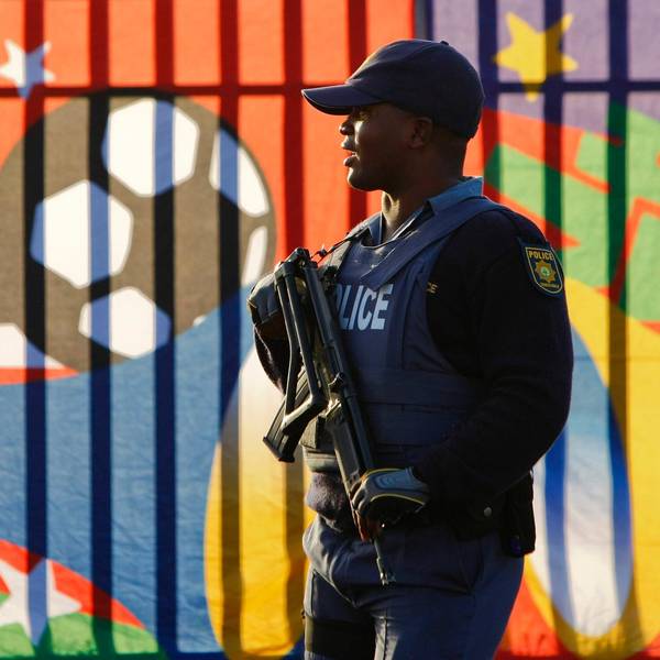 Polizei Südafrika Symbol PA 100722