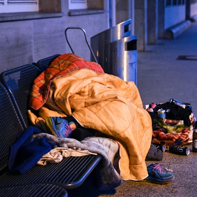 Obdachloser Symbol