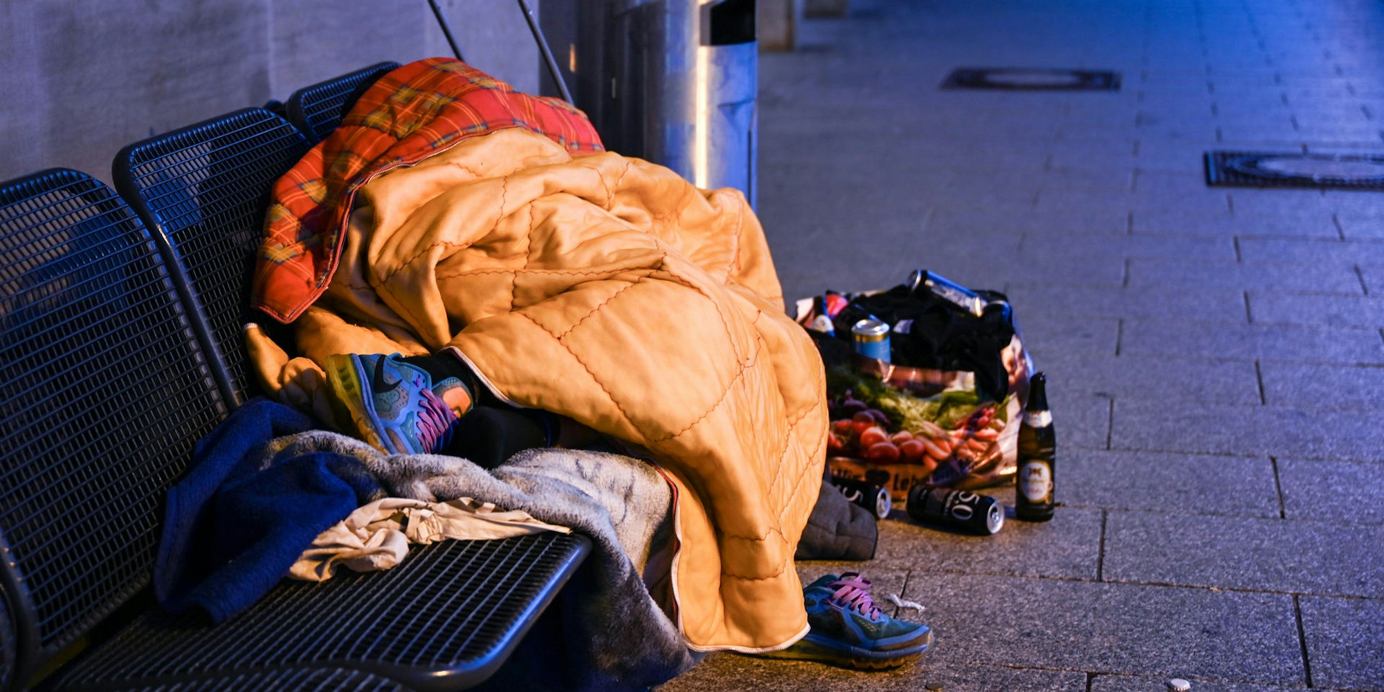 Obdachloser Symbol