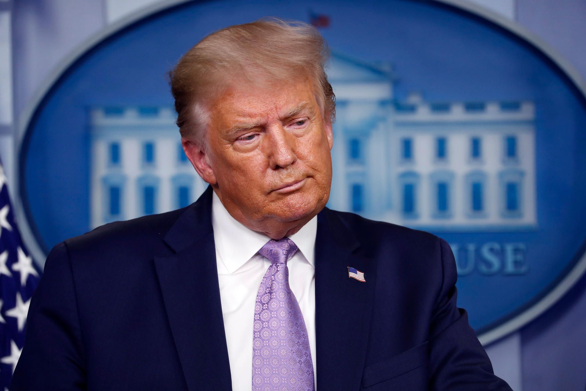 Trump abschätziger Blick