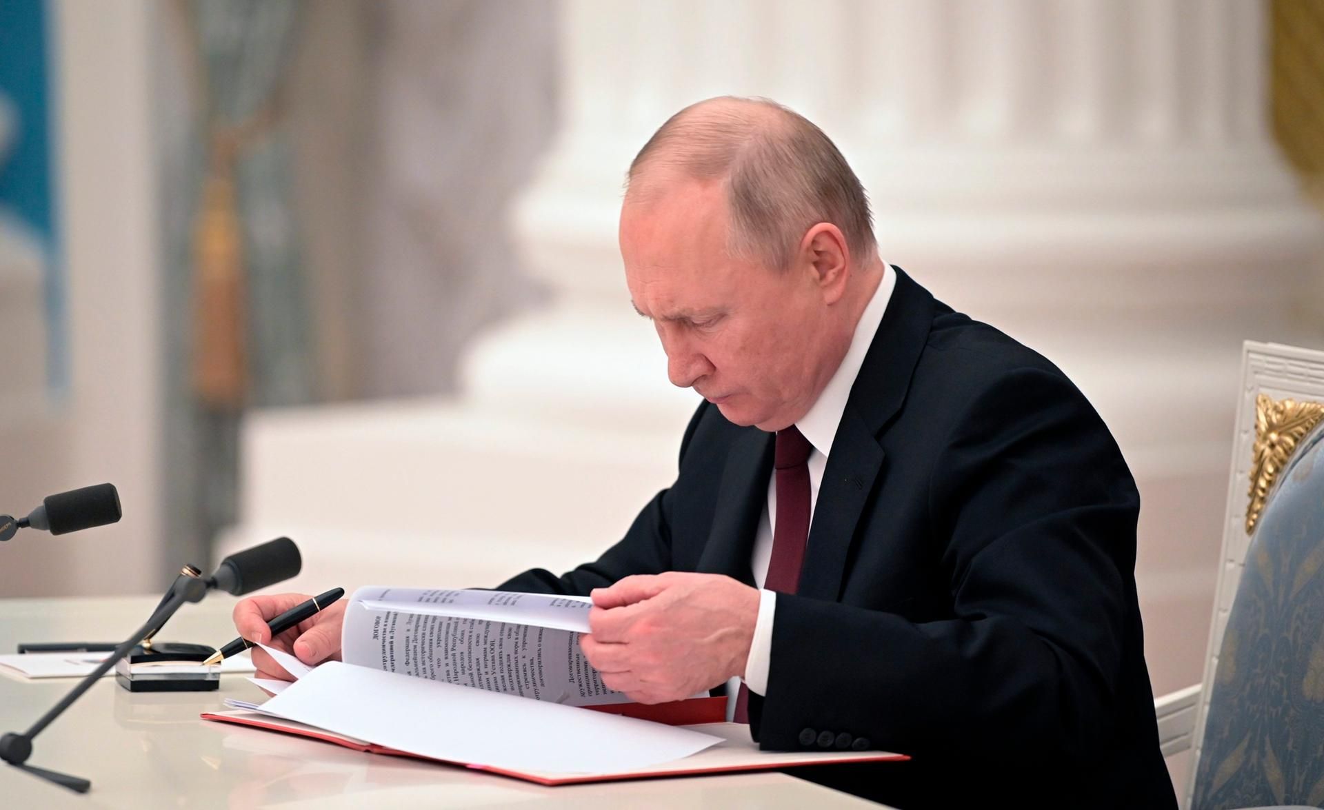 Putin unterzeichnet Anerkennung