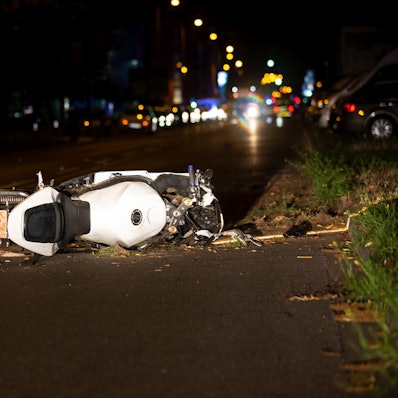 Motorradunfall in Ehrenfeld