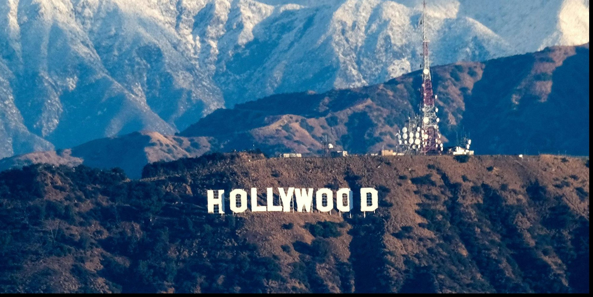 Hollywood Schriftzug