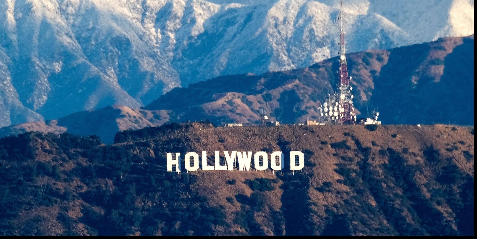 Hollywood Schriftzug
