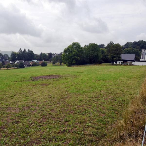 Baugebiet Bierenbachtal: Eine eingezäunte Wiese