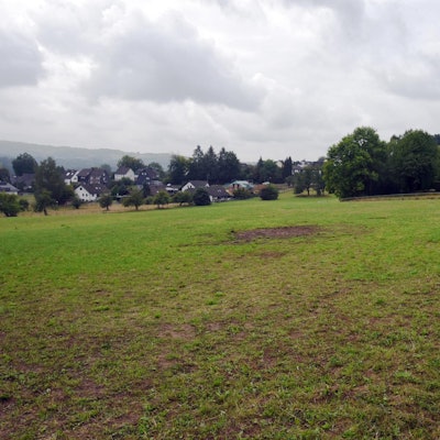Baugebiet Bierenbachtal: Eine eingezäunte Wiese