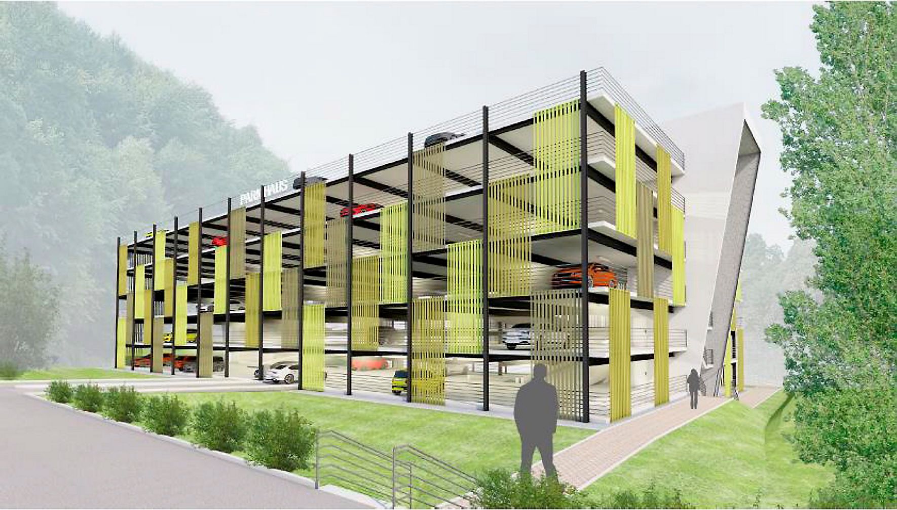 Geplantes Parkdeck Reininghauser Straße Gummersbach