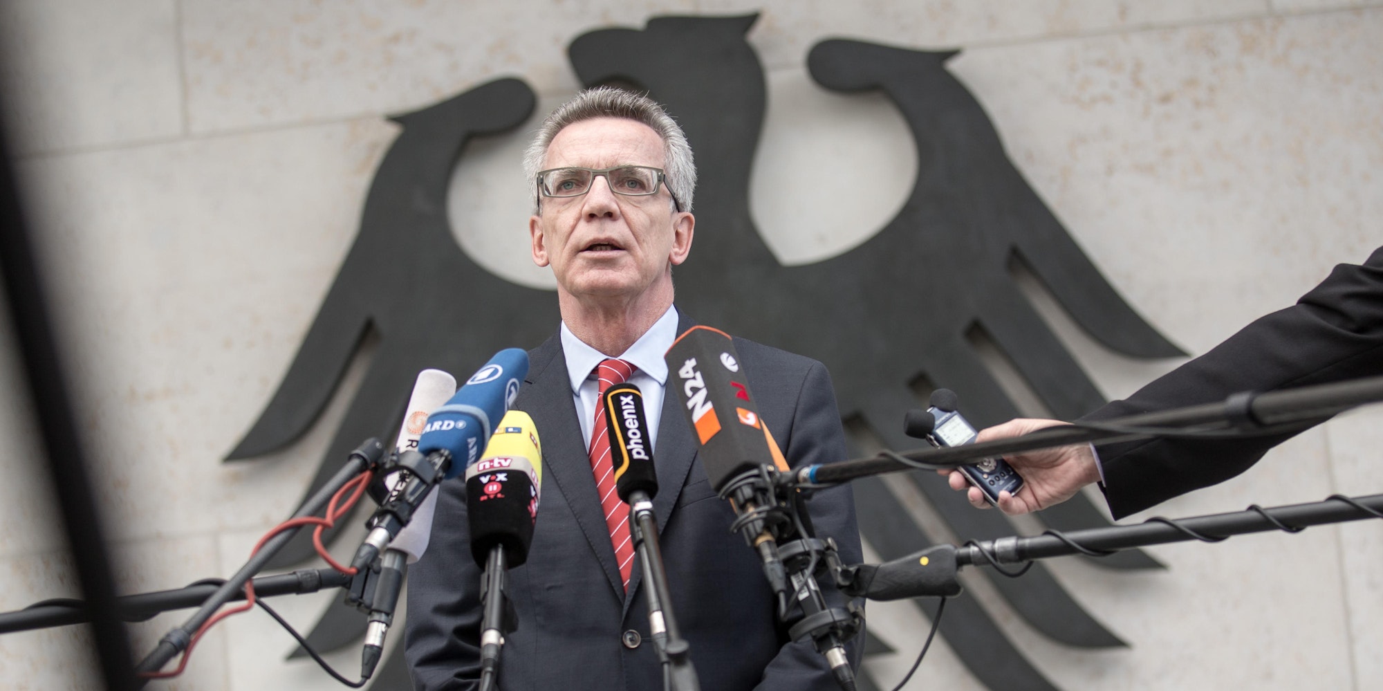 Innenminister Thomas de Maiziere