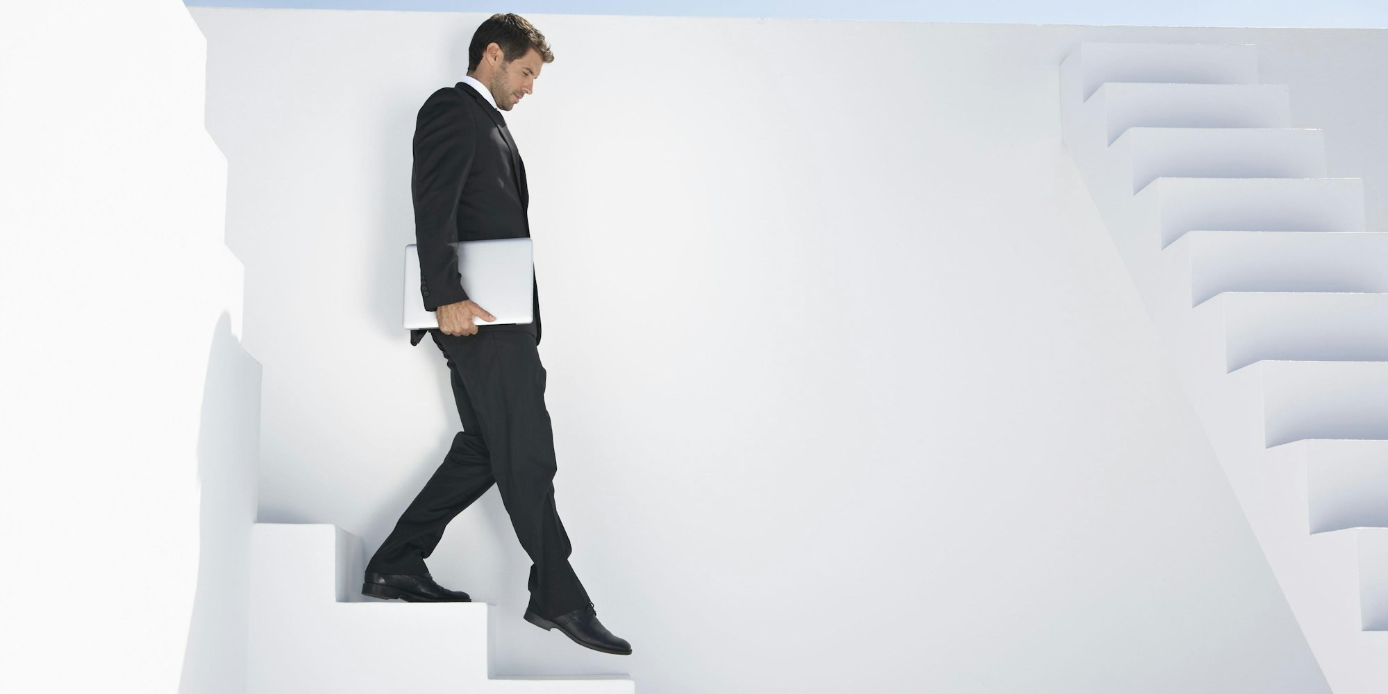 Karrieretreppe Symbolbild