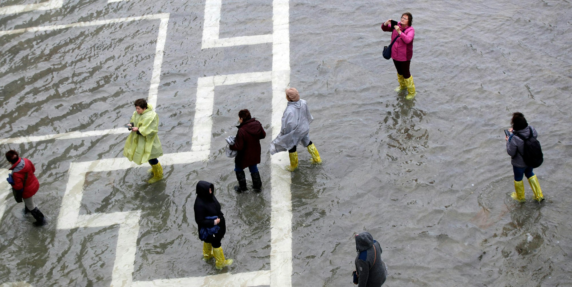 Venedig Hochwasser ap