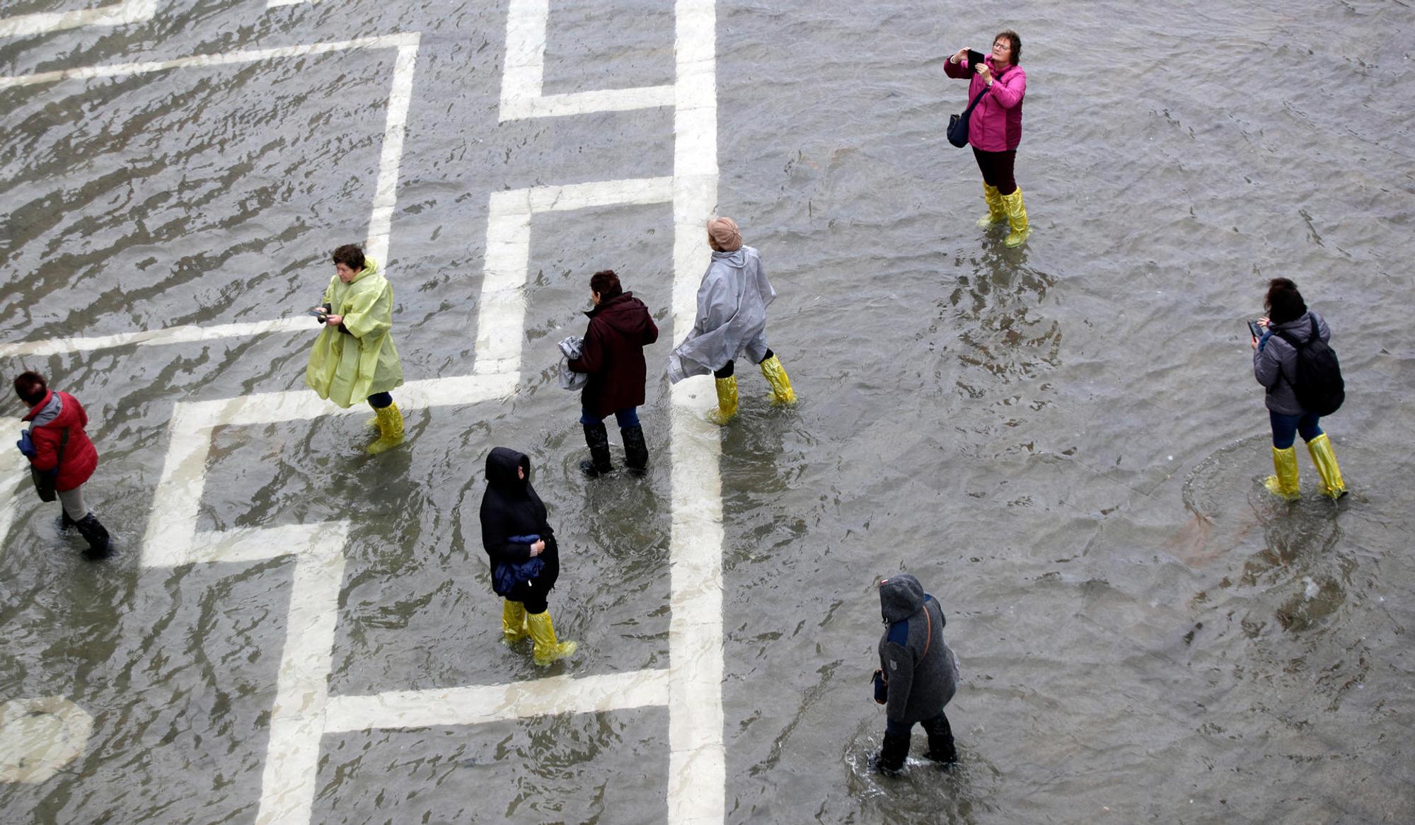 Venedig Hochwasser ap