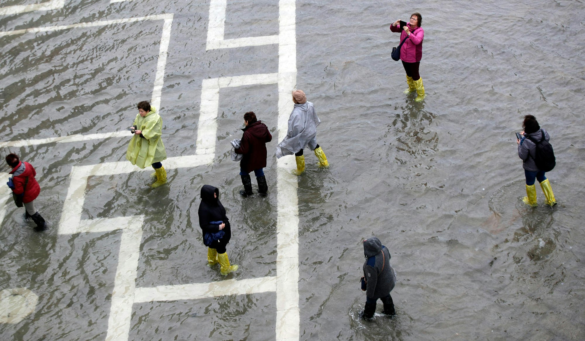Venedig Hochwasser ap