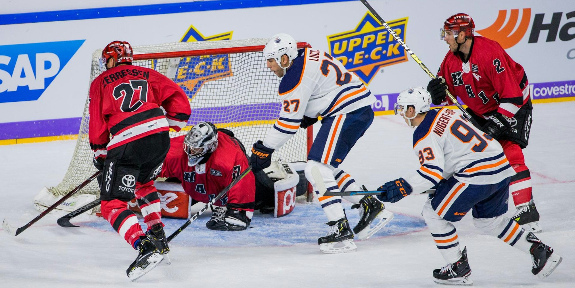 Edmonton Oilers gegen Kölner haie dpa