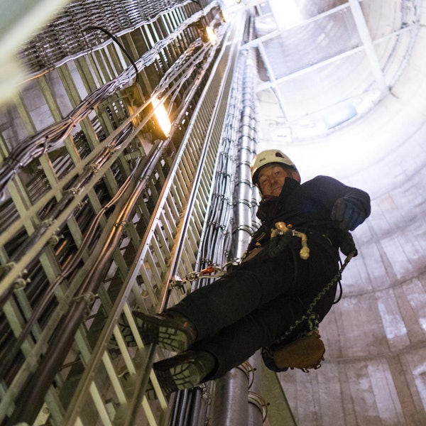 Wartung Bärbelkreuz