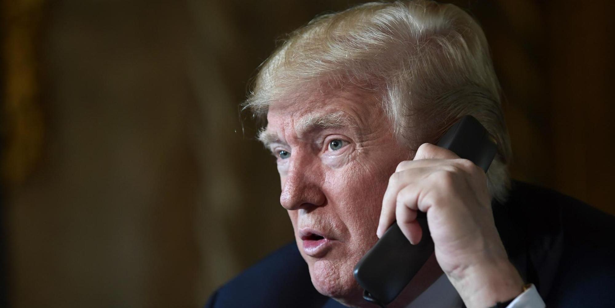 Trump am Telefon