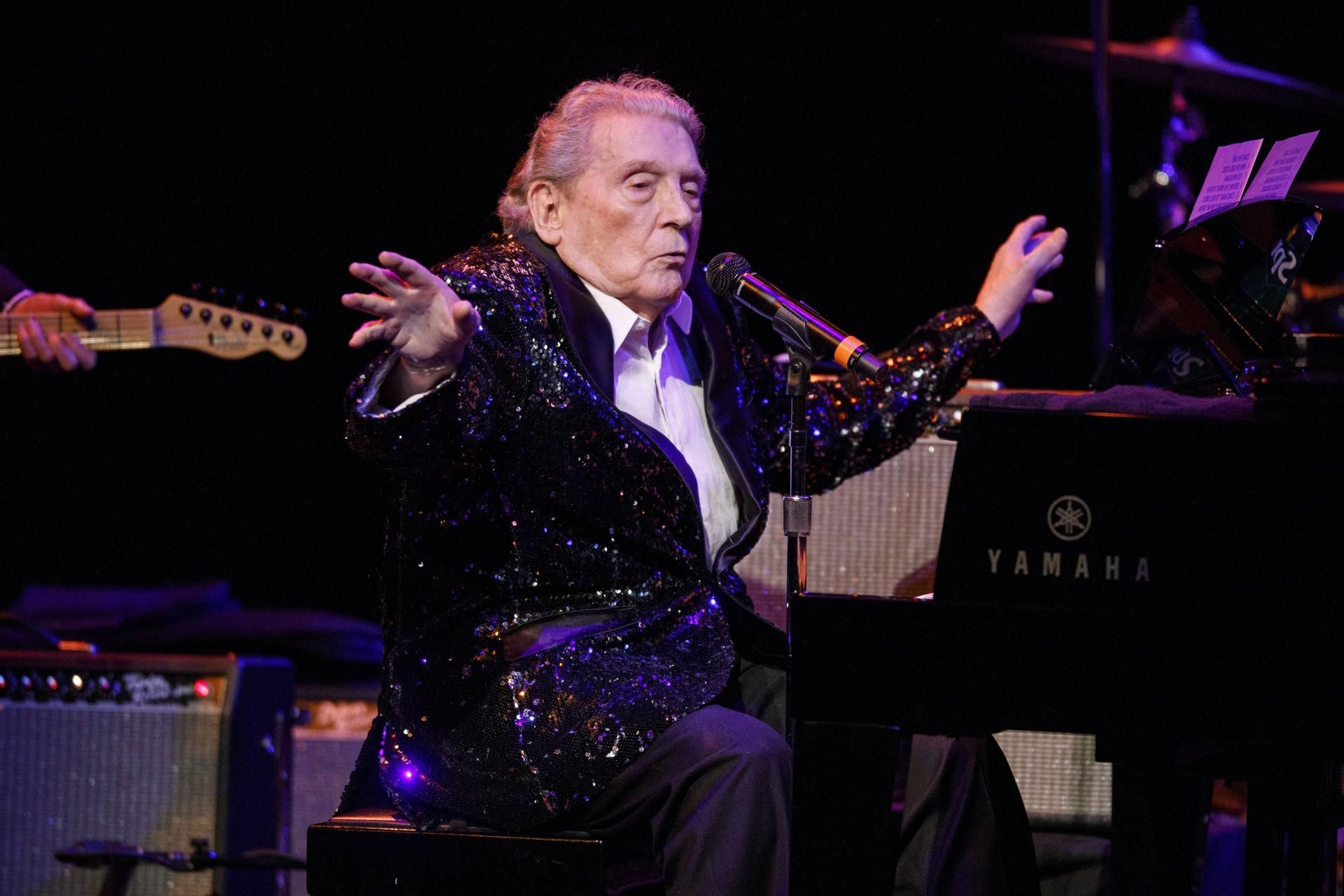 Jerry Lee Lewis bei einem Auftritt im November 2018