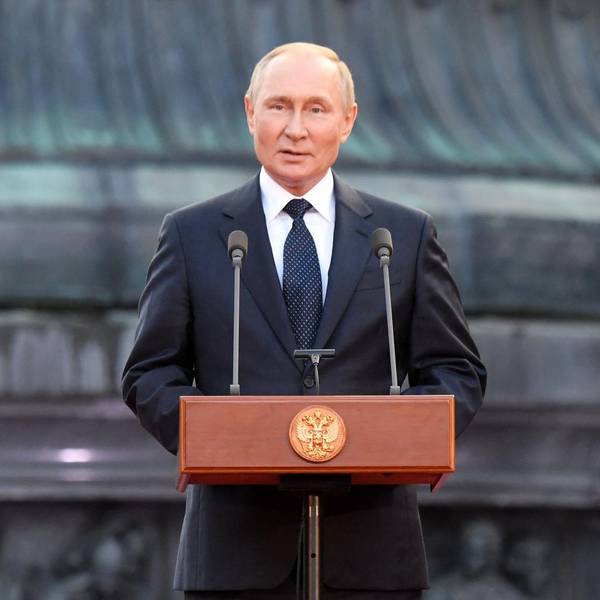 Putin bei seiner Rede