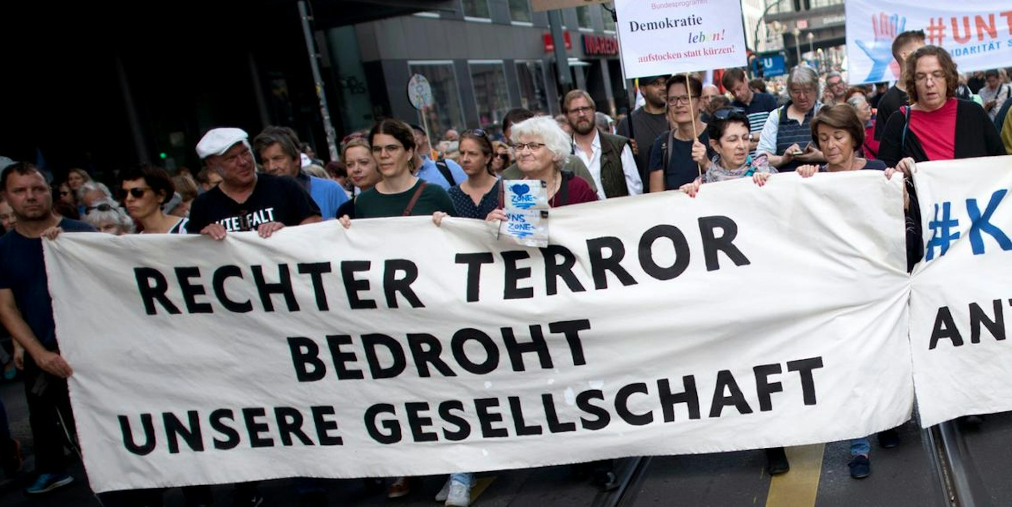 Rechter Terror Banner