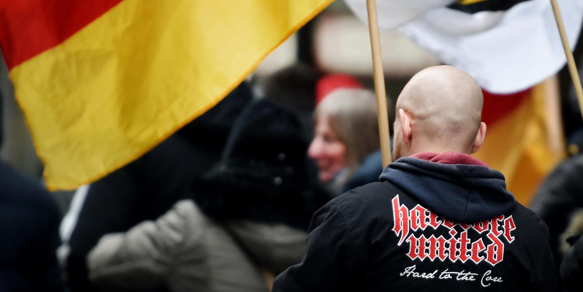 Nazi bei Demo