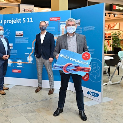 Austellung zum S11 Ausbau