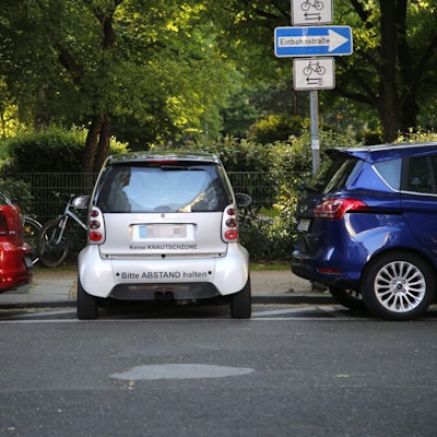 Eine Parklücke in Köln