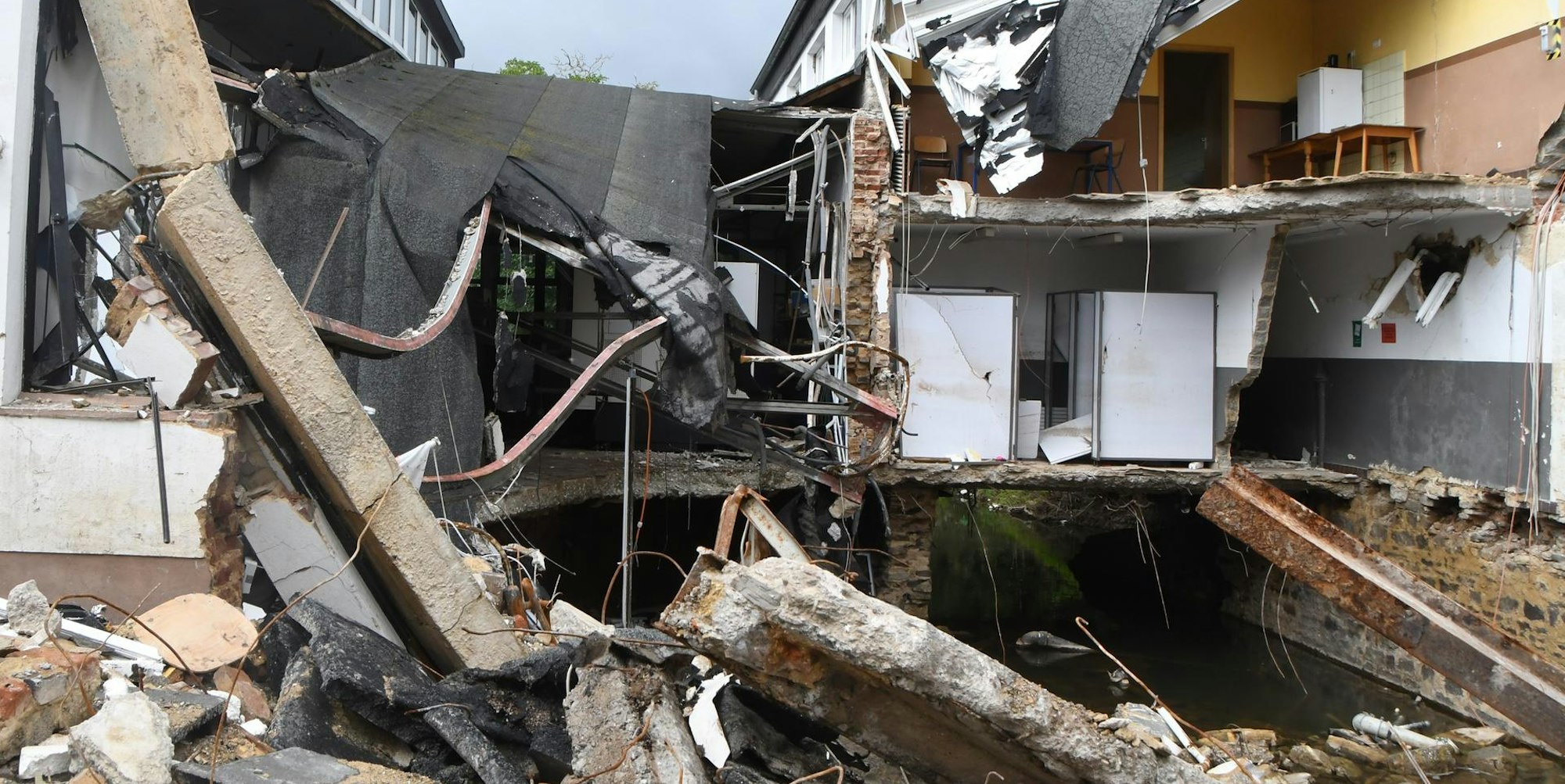 Firma Sieber zerstört