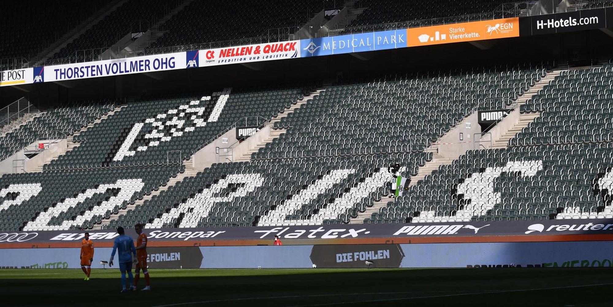 Borussia Park leere Plätze