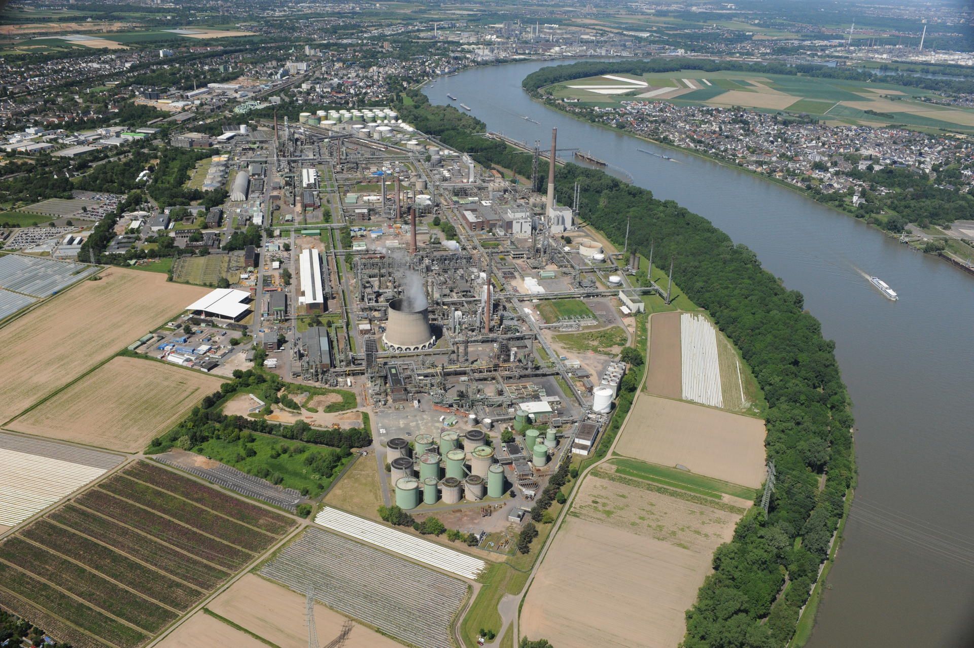 Shell Luftbild Wesseling