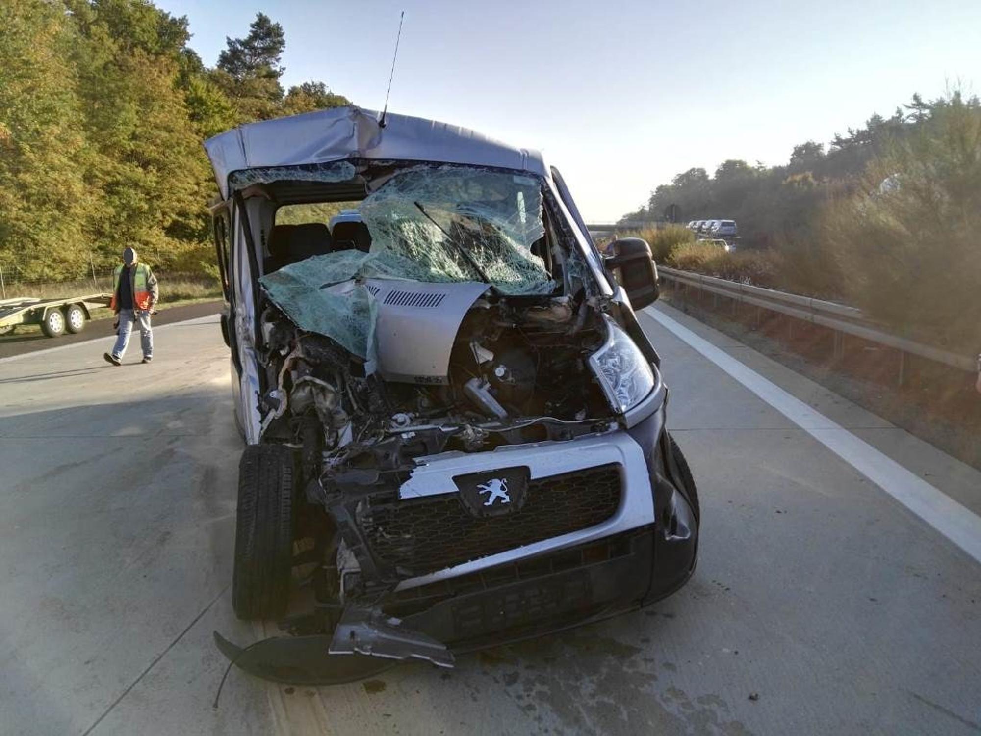 Unfall A2 Sachsen