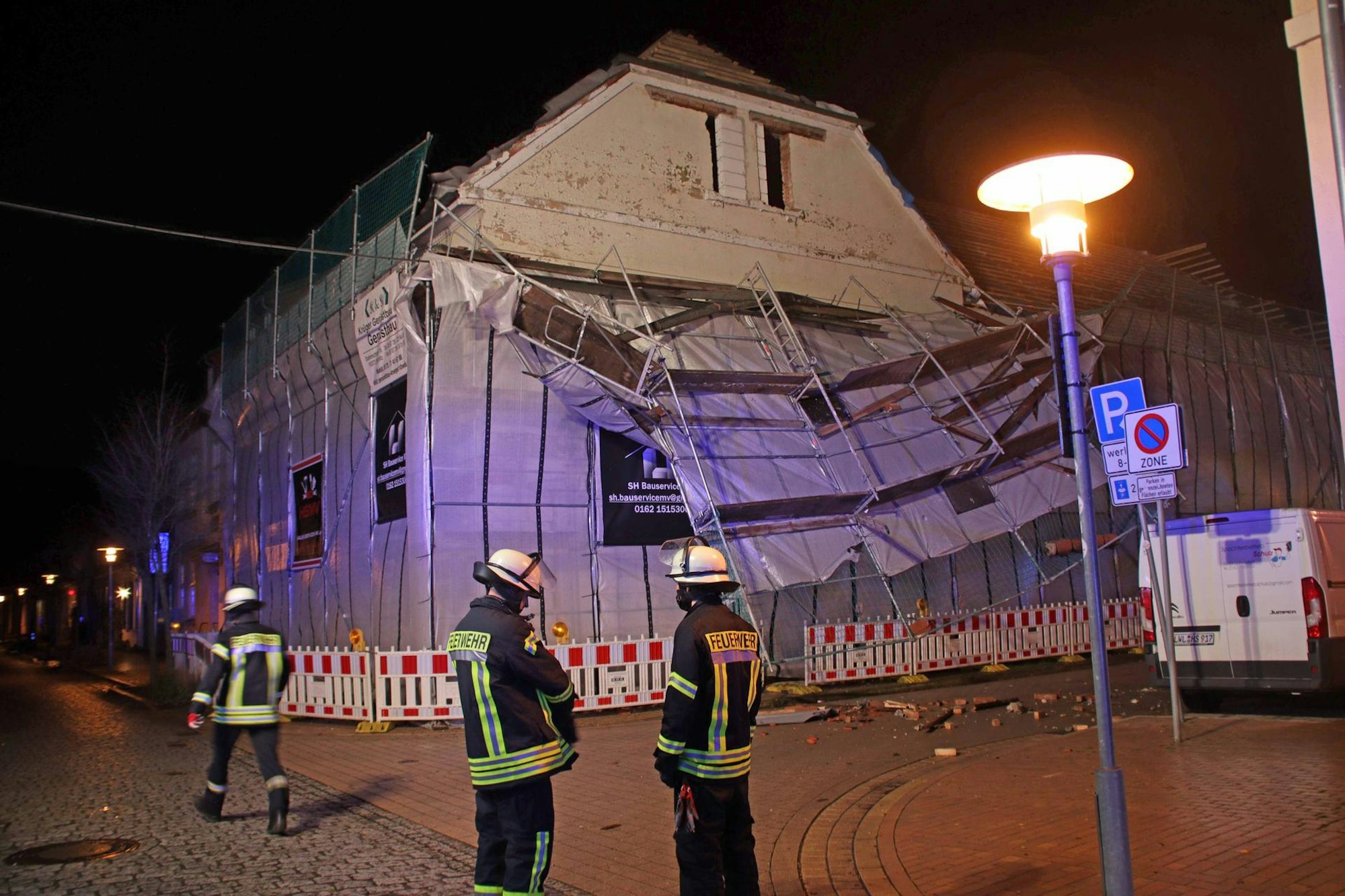 Baugerüst Ludwiglust MeckVopo