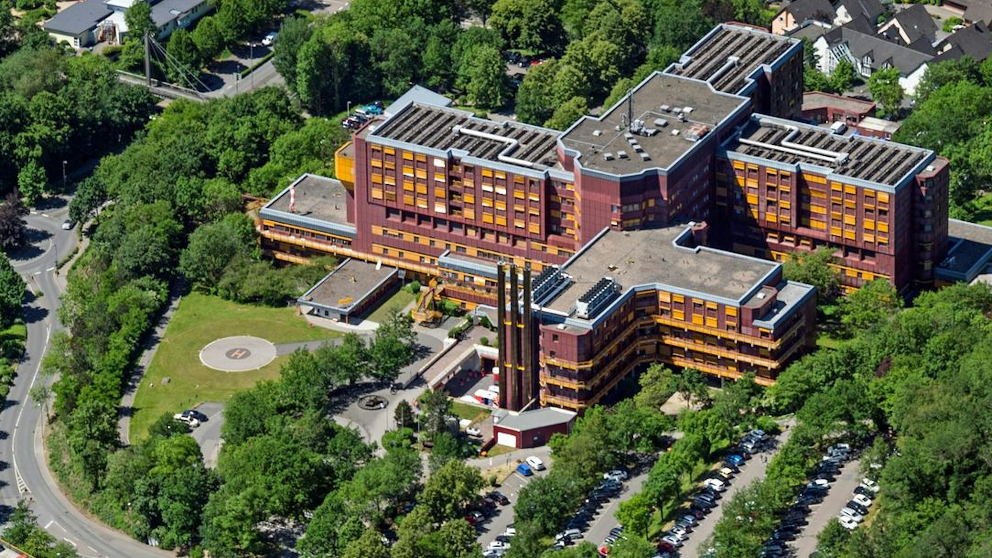 Eine Außenansicht des Kreiskrankenhauses.