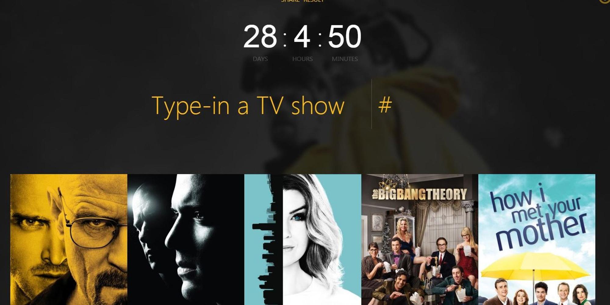 binge watching