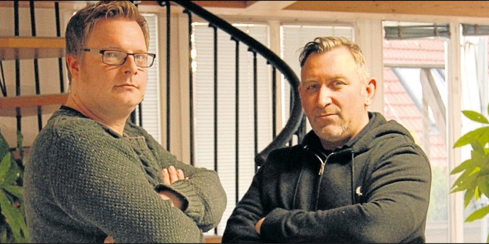 Andre Wolf und Tom Wannemacher