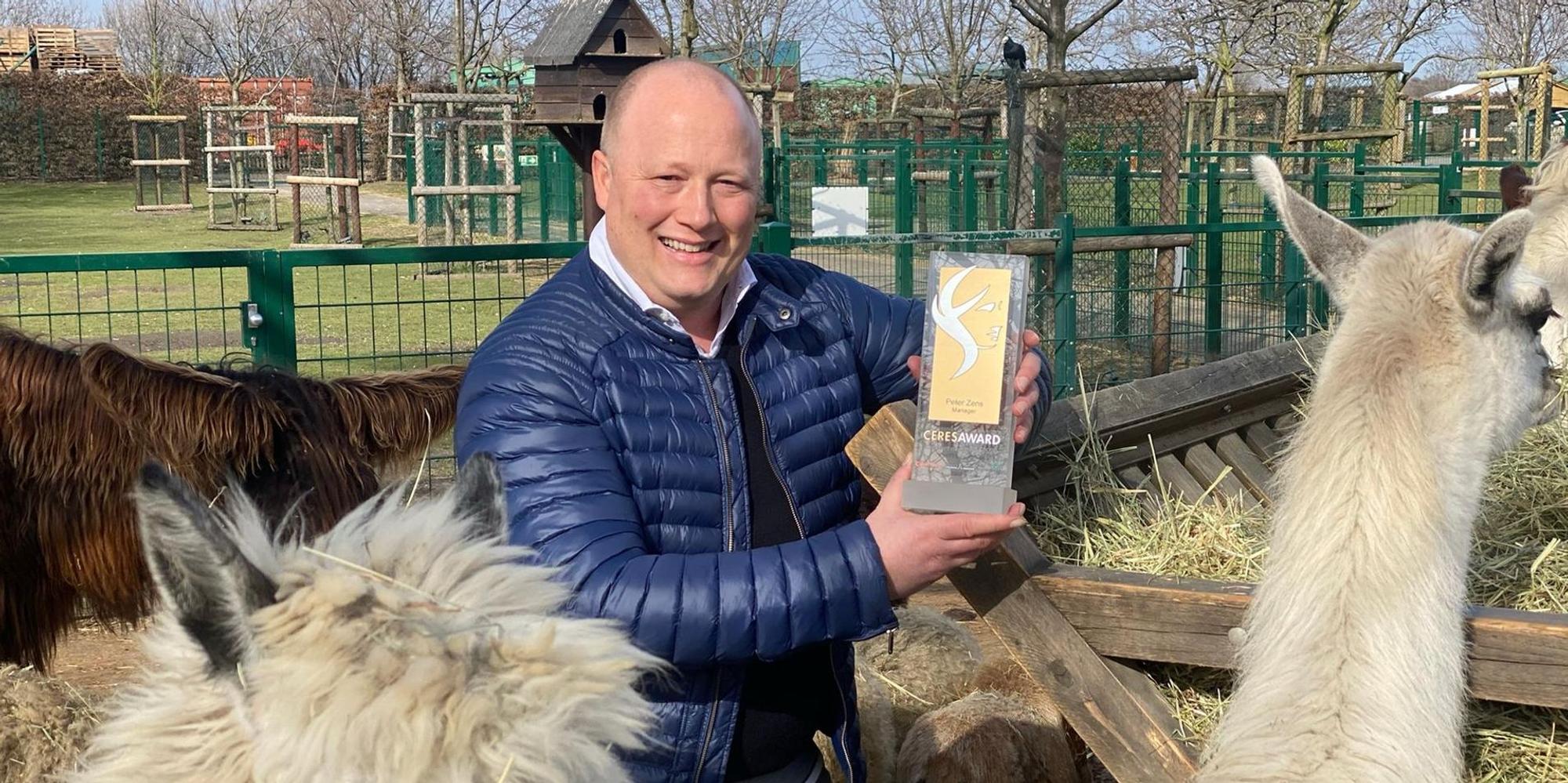 Peter Zens vom Gertrudenhof in Hürth wurde mit dem Ceres Award ausgezeichnet