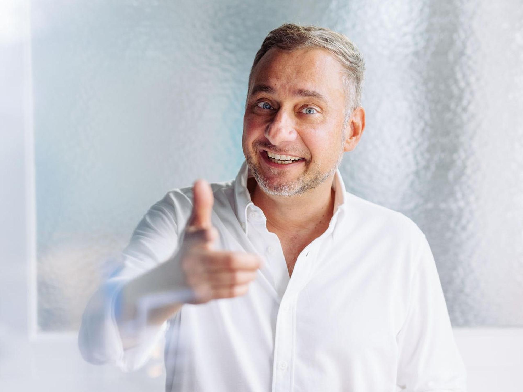 Der Kochbuchautor Stevan Paul