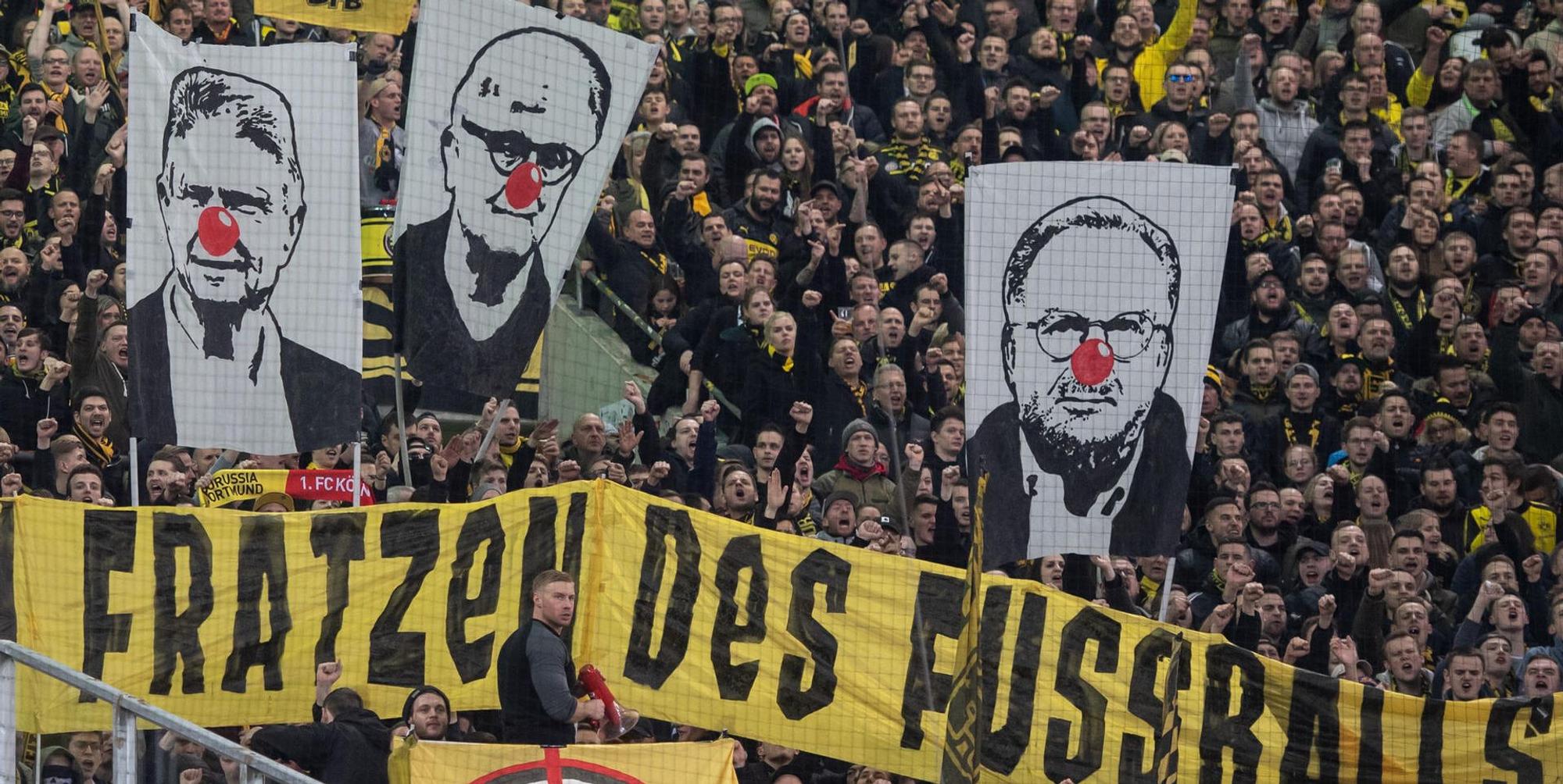 Fratzen des Fußballs