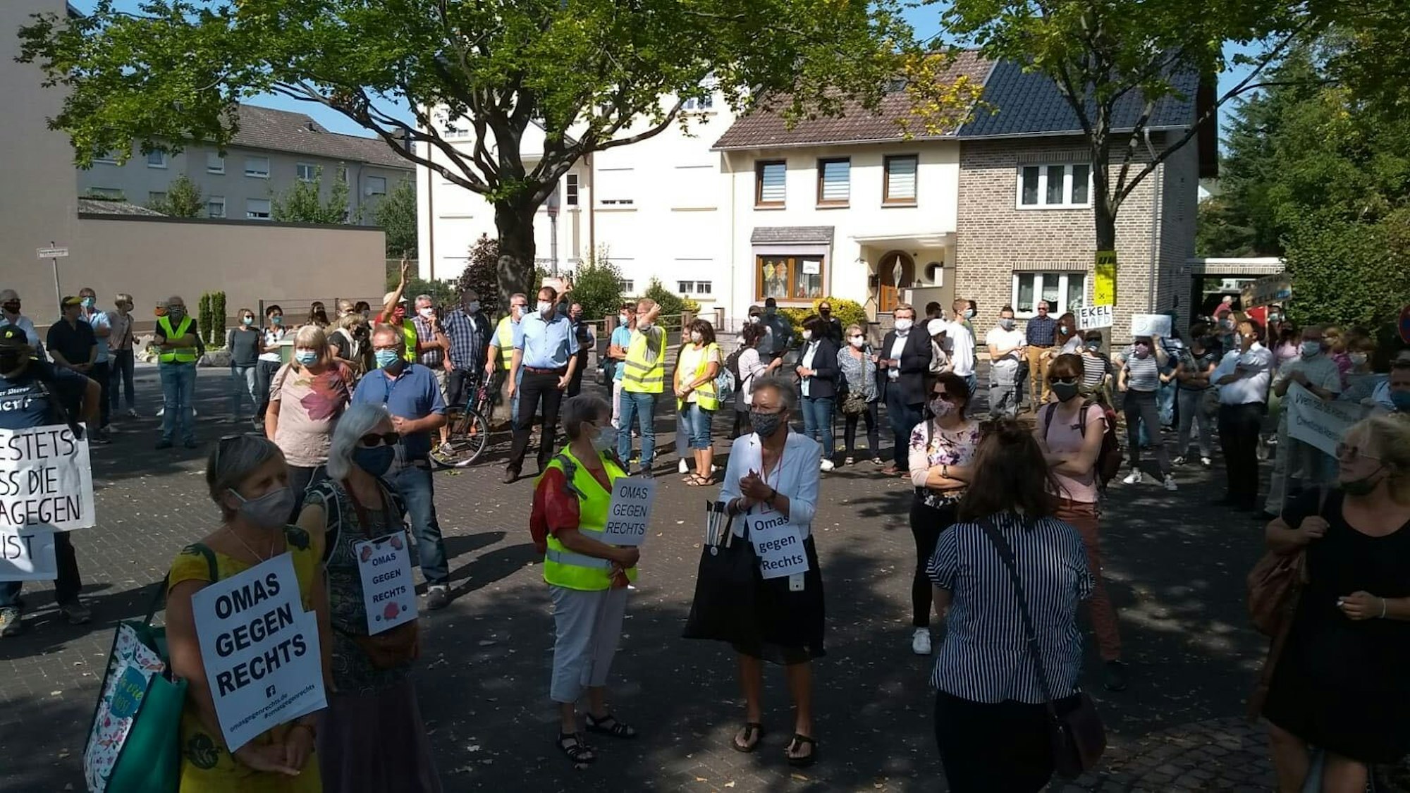 Grünplätzchen AfD Demo