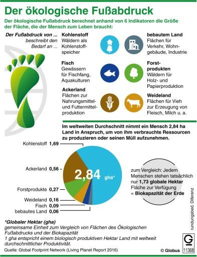 ökologischer fußabdruck 1