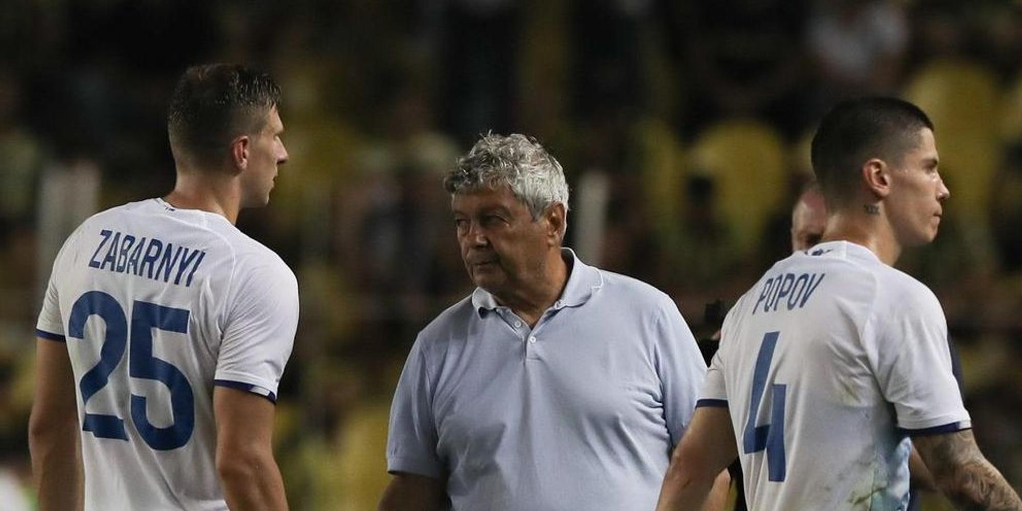 Lucescu und seine Spieler