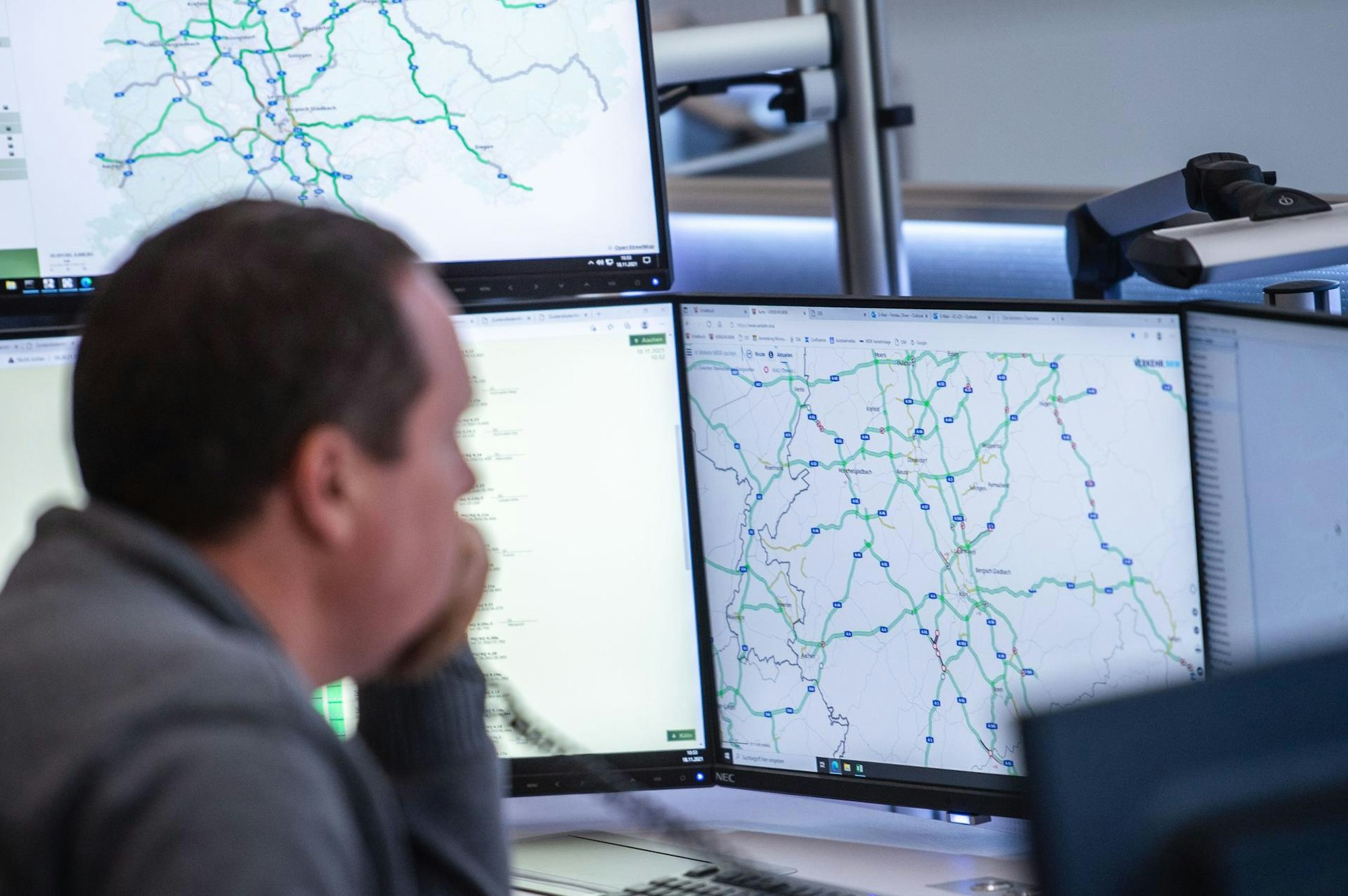 Verkehrszentrale in Leverkusen 2